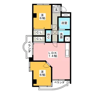 サウスリバーIII【4階】の間取り