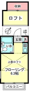 メゾンフレール【2階】の間取り