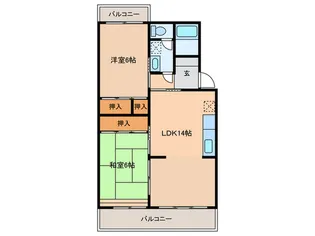 エミネント香椎【3階】の間取り