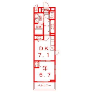 エトワールガーデン【2階】の間取り