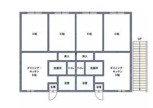 b’CASA新大平下re-born【1階】の間取り