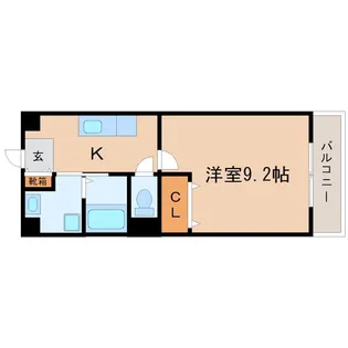 ネオ・フラッツ野洲【2階】の間取り