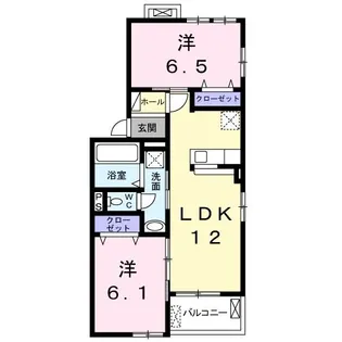 アーデント【2階】の間取り