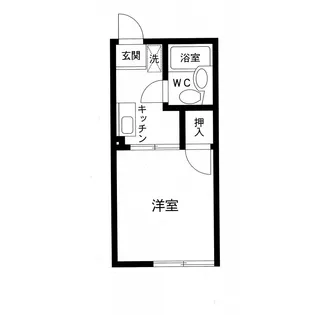 シティハイムコーポ広瀬【2階】の間取り
