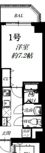 M-City天王寺【4階】の間取り