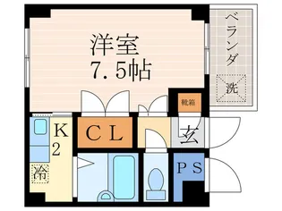 ハイツクリオネ【3階】の間取り