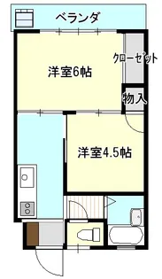 ハイムけやき【2階】の間取り