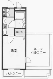 クレスト小杉【4階】の間取り