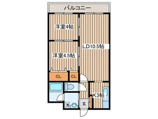 RICH 中の島・M【4階】の間取り