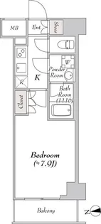 ミリアレジデンス浅草橋【4階】の間取り