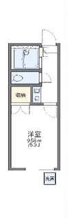 レオパレス川合B【1階】の間取り