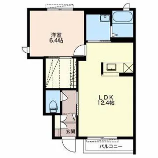 ファミーユ香貫 A【1階】の間取り