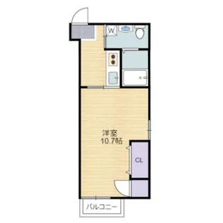 アクロス今里アパートメント【3階】の間取り