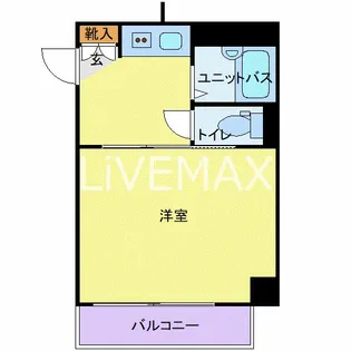 エルウイング池袋【5階】の間取り