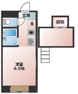 パンシオンユーカリが丘No.2【1階】の間取り