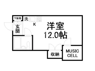 あいのまちはうす【4階】の間取り