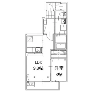 エスペランサ会津町【1階】の間取り