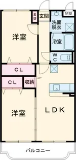 ヌーベルシェトワ V【2階】の間取り