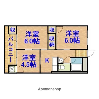グランドステージ白金【1階】の間取り