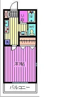 ホリーパレス南浦和【2階】の間取り