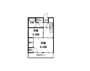 戸塚アパート【1階】の間取り
