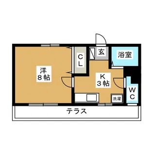 ガーデンハイツ【2階】の間取り
