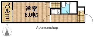 城北シティハイツ【1階】の間取り