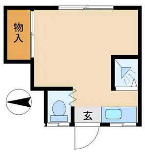 山水荘【2階】の間取り