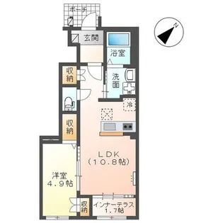 プランドール・K【1階】の間取り