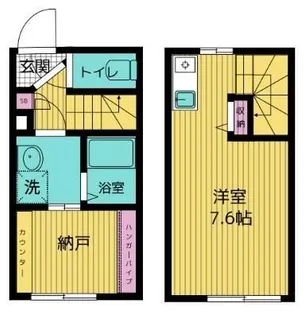 ラウレア西千葉【2階】の間取り