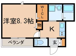 FLAT TRINITY【2階】の間取り