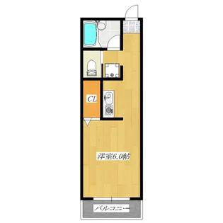 メゾンオサベV【2階】の間取り