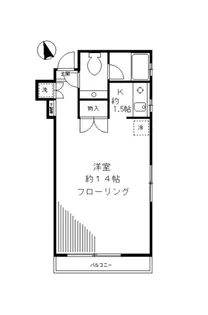 麻布イーストコート【3階】の間取り