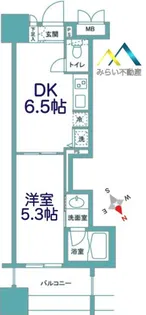 パークフラッツ横濱公園【3階】の間取り