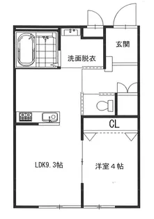 シルクフィールド八方口【2階】の間取り
