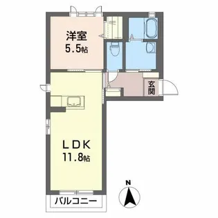 シャーメゾンアンジュI【2階】の間取り