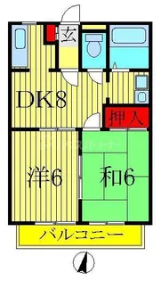 ロイヤルクレスト初石【3階】の間取り