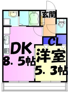 Nameki Mansion【1階】の間取り