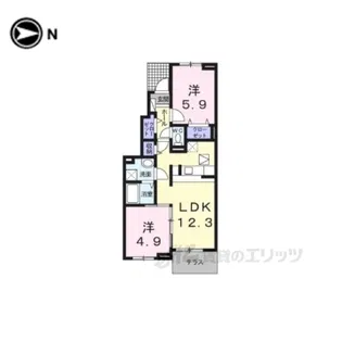 スター池部【1階】の間取り