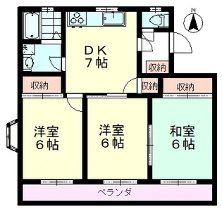 メゾンヴェール杉山【1階】の間取り