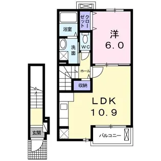 ベル アルモニー【2階】の間取り