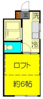 カーサよしき【2階】の間取り