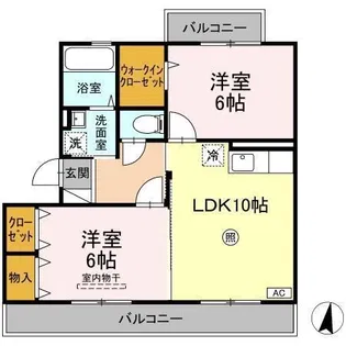 ミーテ・II【2階】の間取り