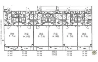 Comfortable緑が丘 (カンファタブルミドリガオカ)【2階】の間取り