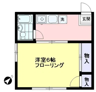クランツ牛込I【2階】の間取り