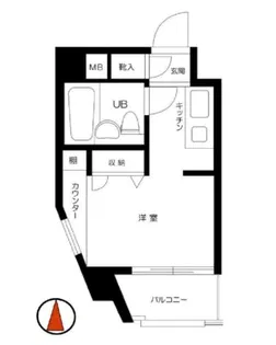 トーシンフェニックス西新宿5丁目弐番館【7階】の間取り