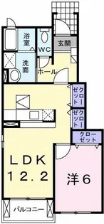 アミンダ【1階】の間取り