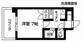 バウスクロス熱田日比野【4階】の間取り