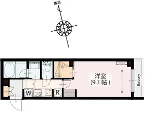 ソレイユメゾン本八幡【1階】の間取り