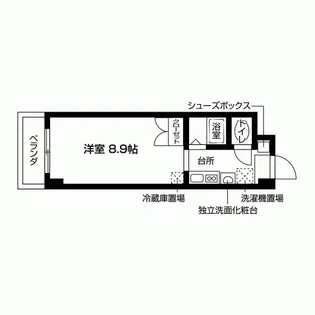 ベルメゾン川村【2階】の間取り